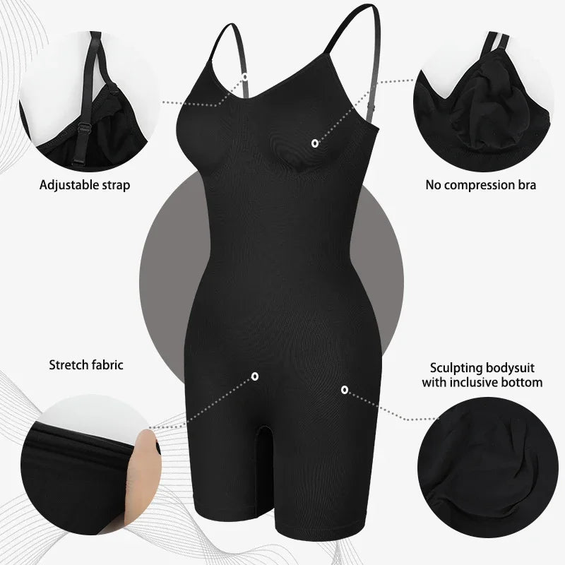 Bodysuit Shapewear - Full Body Shaper Waist Trainer Butt Lifter