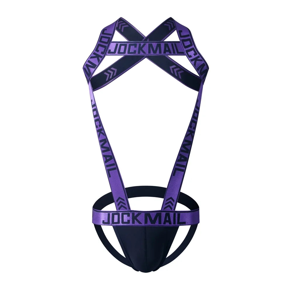 Man Harness Set Sexy Underwear Men Gay Men's Thongs Bodysuit Jockstrap Sissy Tanga Hombre Slip Cuecas Masculinas Sexy Lingerie