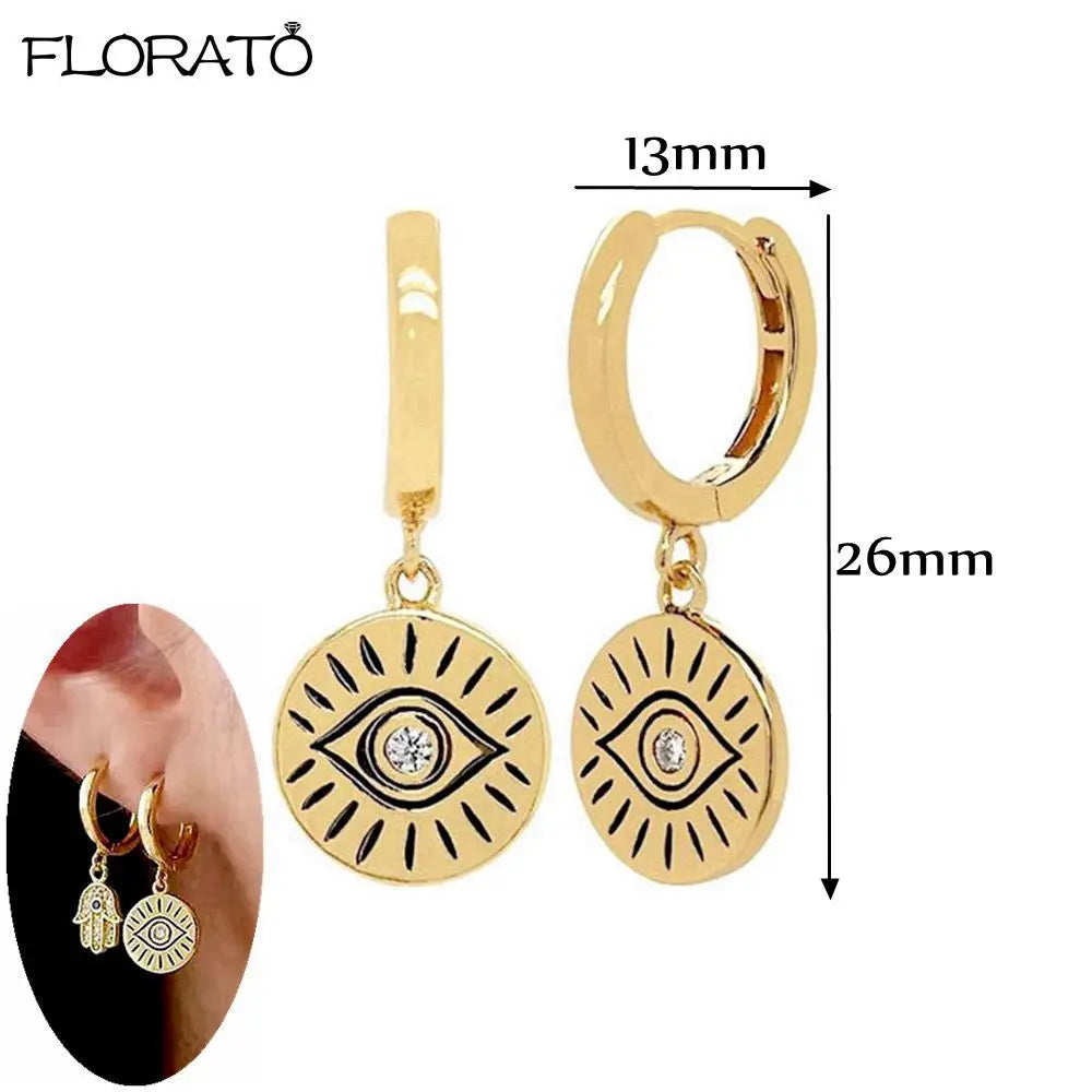 925 Sterling Silver Needle Punk Spike Rivet Hoop Earrings For Women Huggie Earrings Ear Cuff Piercing Earring Gothic Jewelry