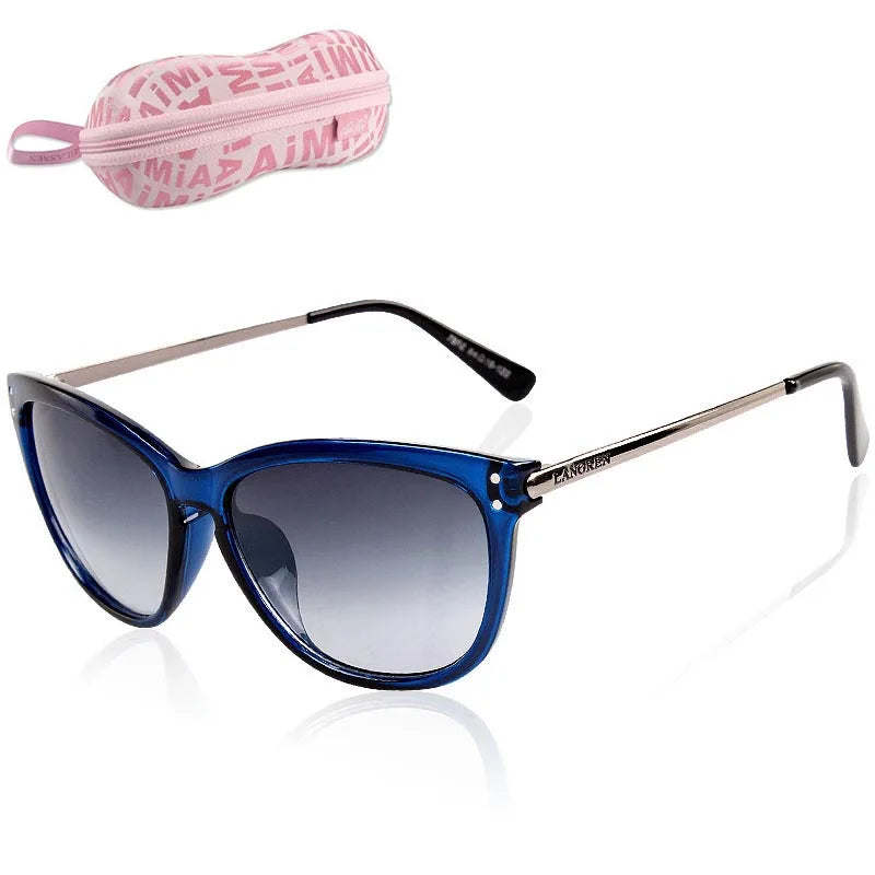 2025 Fashion Classic Vintage Cat Eye Sunglasses - Metal Decorate Women