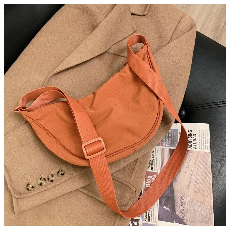 Casual Nylon Crossbody Bag for Women Designer Shoulder Bags Large Capacity Tote Lady Travel Shopper Bag Female Purses 2024