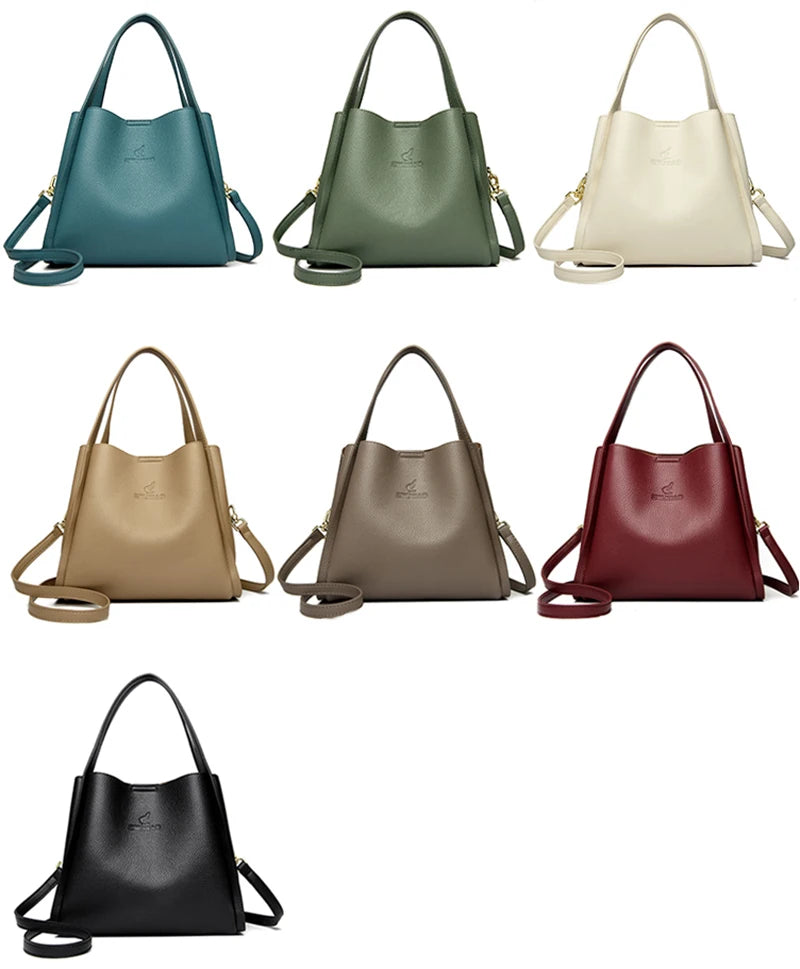 Genuine Brand Tote Bag Leather Luxury Handbags Women Bags Designer Handbags High Quality Ladies Crossbody Hand Bags for Women