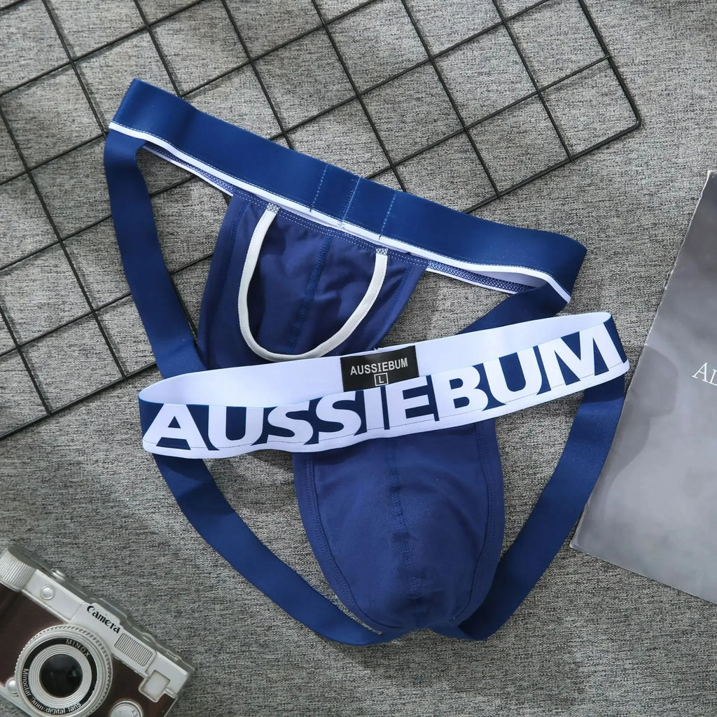 Dropshipping Printed Sexy Thong Briefs Men's Breathable Briefs Bikini G-strings Underwear Jockstraps Cotton Jocks Gay Underwear