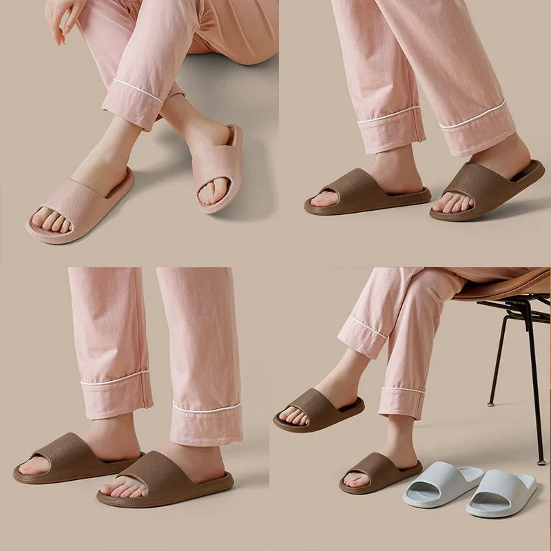 2024 Fashion Women's Summer Slippers - EVA Massage Home Bathroom Slides