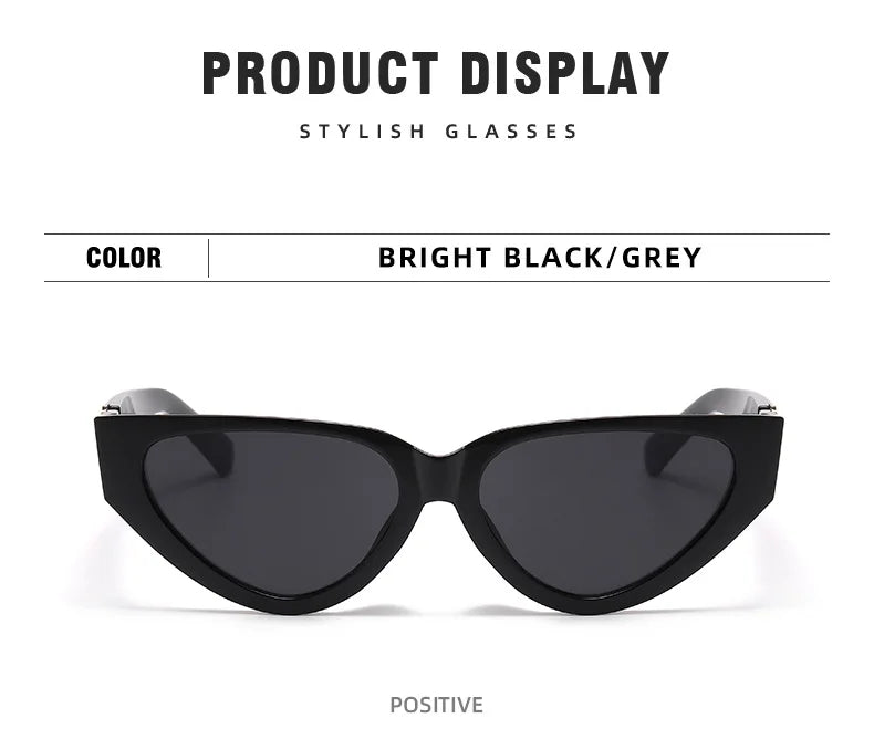 Luxury Glamour Cat Eye Designer Sunglasses - Fashion V Runway UV400