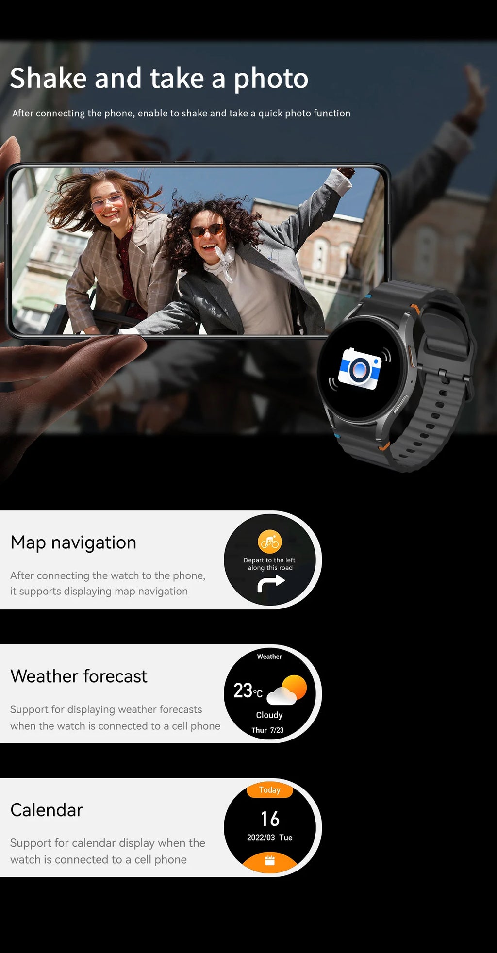 Watch 7 Mini NFC GPS Smart Watch - AMOLED Health Sport Bluetooth