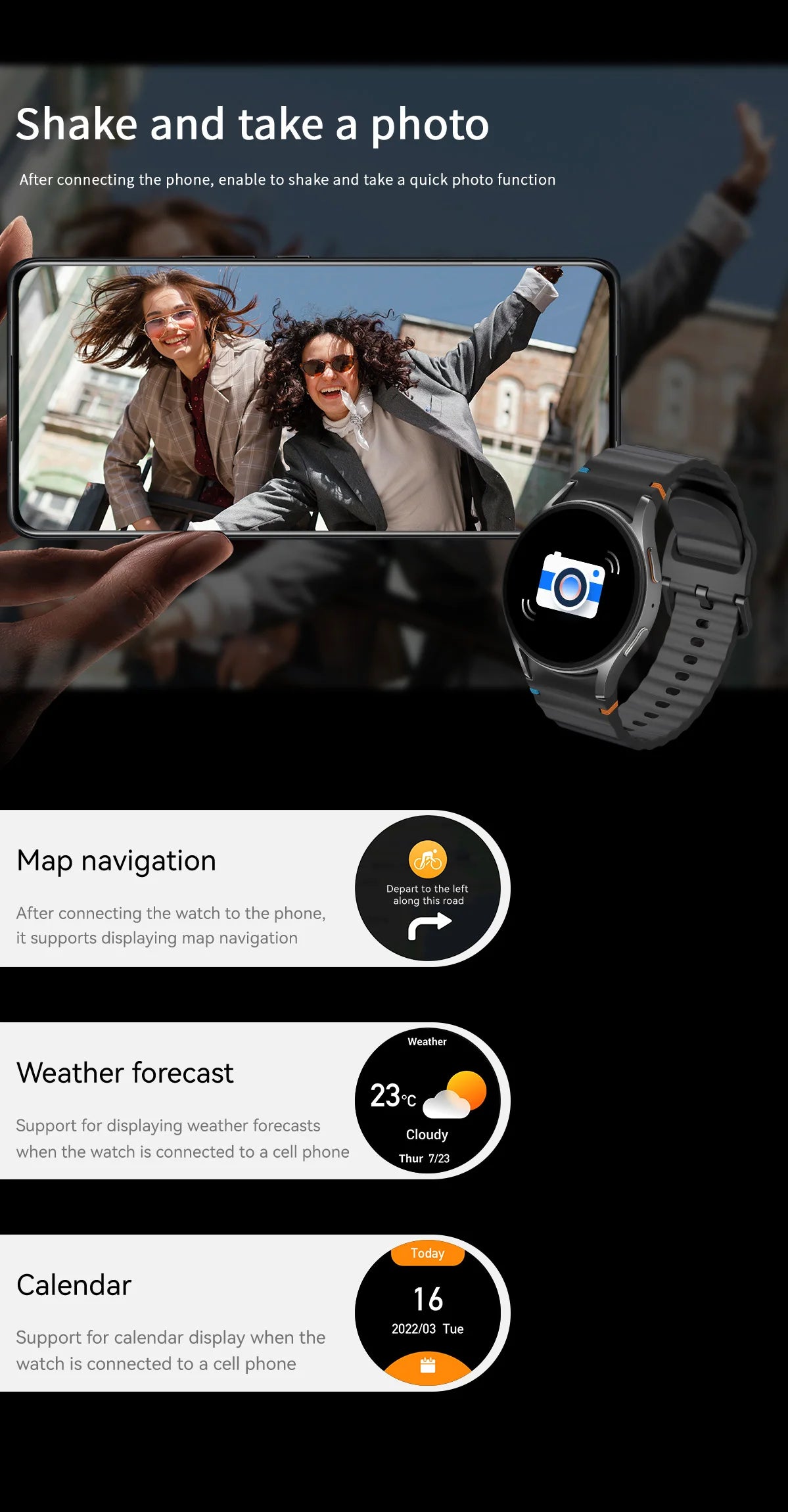 Watch 7 Mini NFC GPS Smart Watch - AMOLED Health Sport Bluetooth
