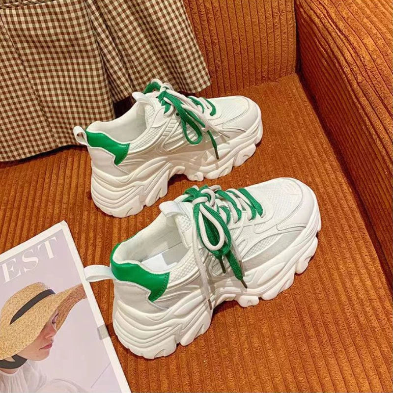 2025 New Women's Casual Shoes - Mesh Breathable Platform Designer Sneakers