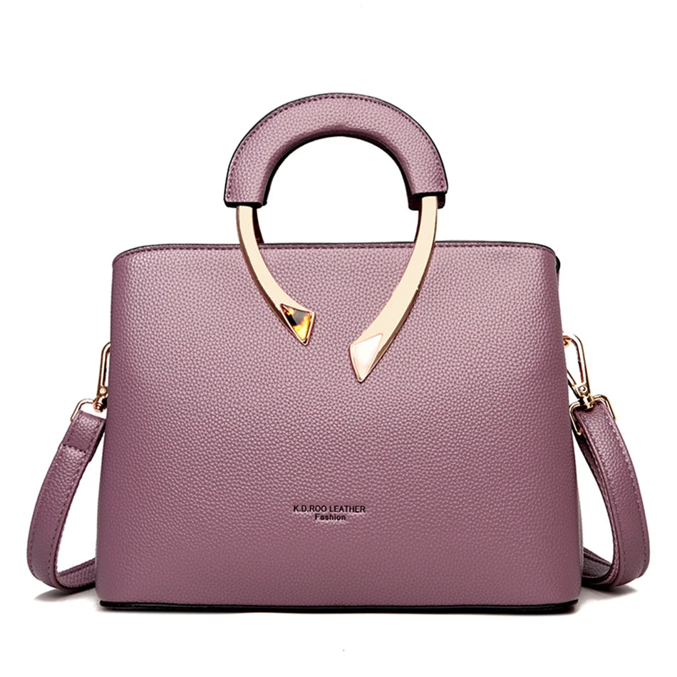 VANDERWAH Leather Tote - Designer Crossbody Shoulder Bag 2024
