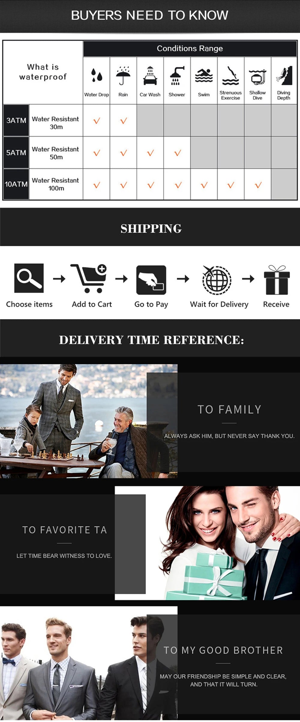 POEDAGAR Luxury Rectangle Watch - Waterproof Calendar Stainless Steel