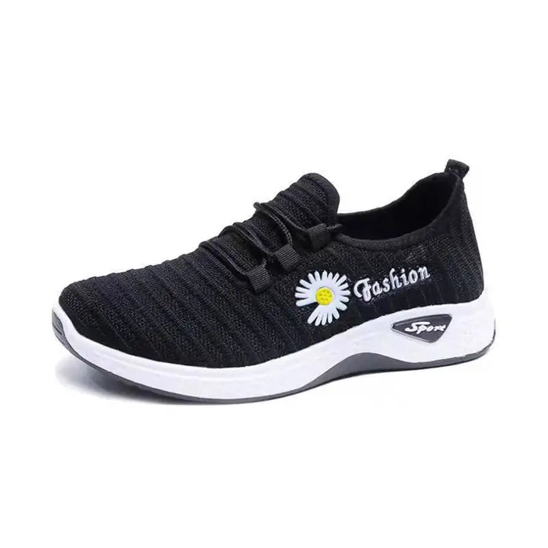 Women's Light Running Sneakers - Breathable Net Casual Shoes