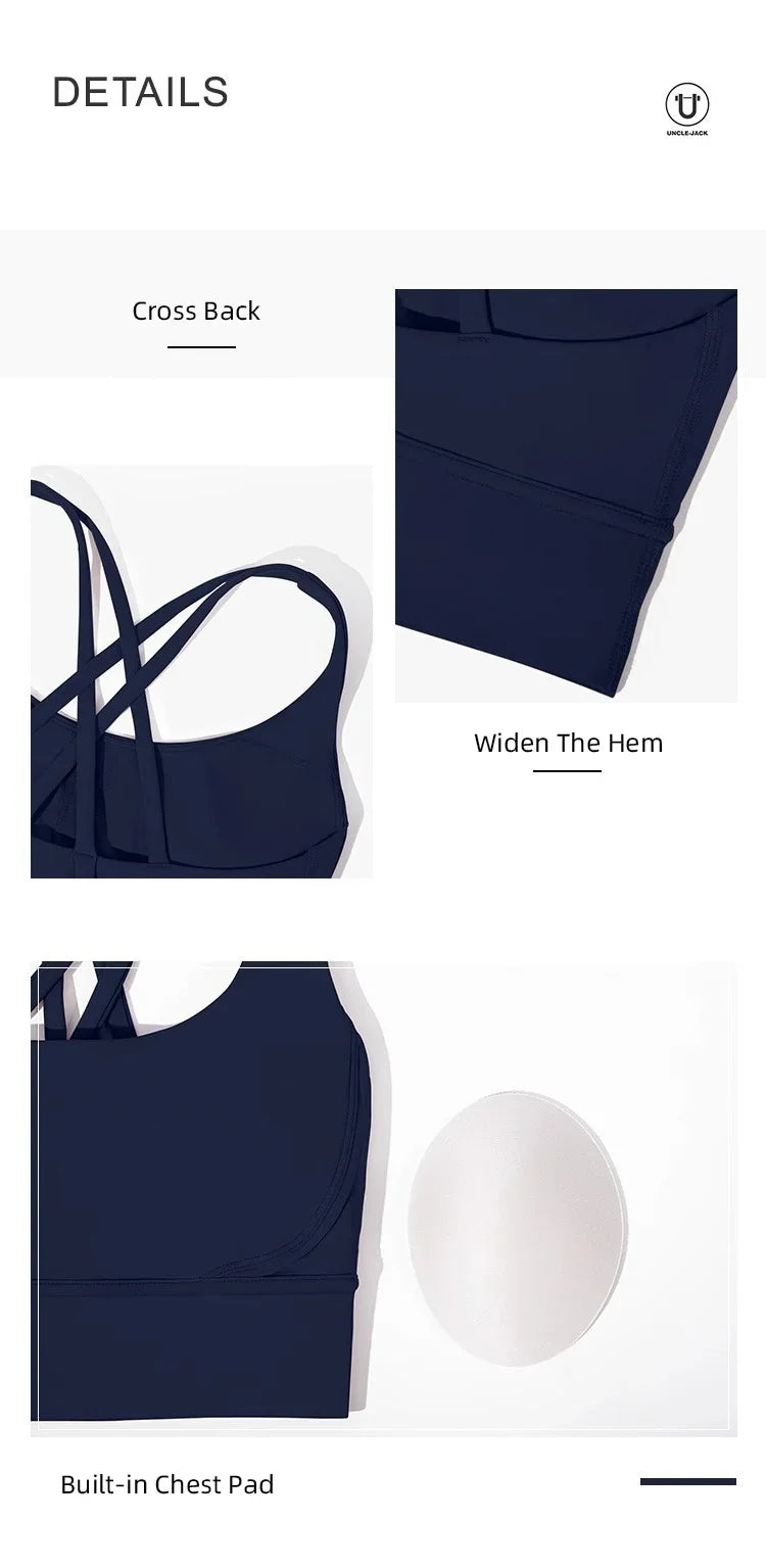 2 Piece Yoga Clothes - Athletic Tracksuit Sports Bra & Leggings