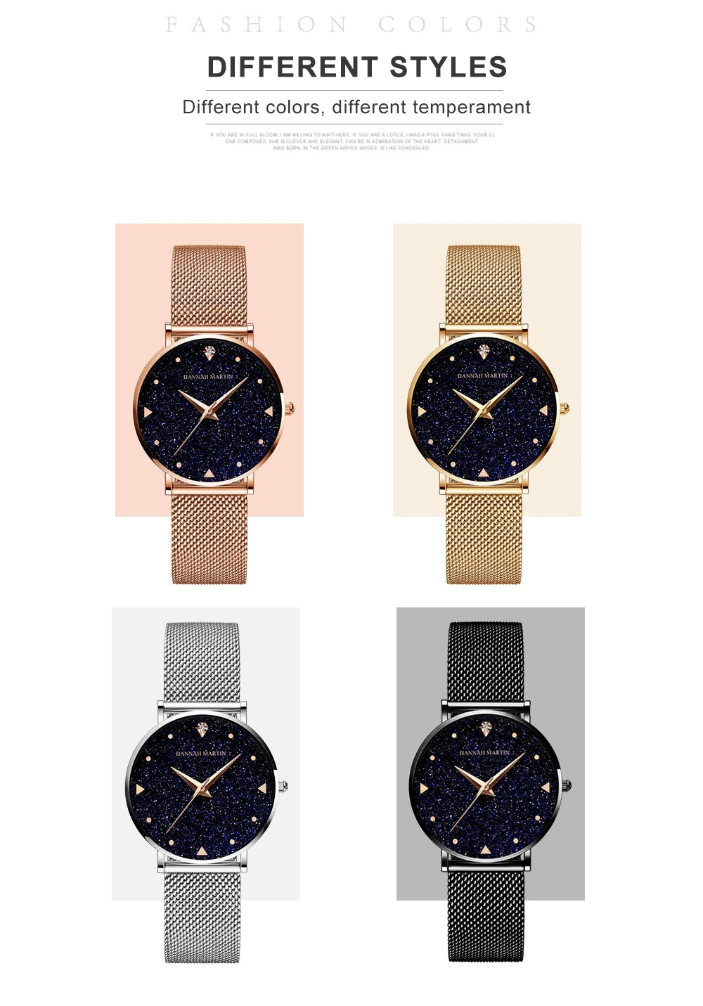 Women Luxury Watch 36mm Fashionable Frosted Dial Japanese Movement Rhinestone Rose Gold Stainless Steel Mesh Women Dress Watches