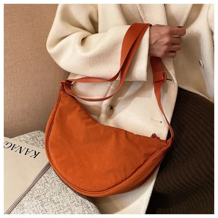 Casual Nylon Crossbody Bag for Women Designer Shoulder Bags Large Capacity Tote Lady Travel Shopper Bag Female Purses 2024