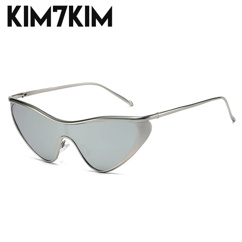 Y2K Punk Cat Eye Sunglasses - 2025 Luxury Shield Eyewear UV400 Women