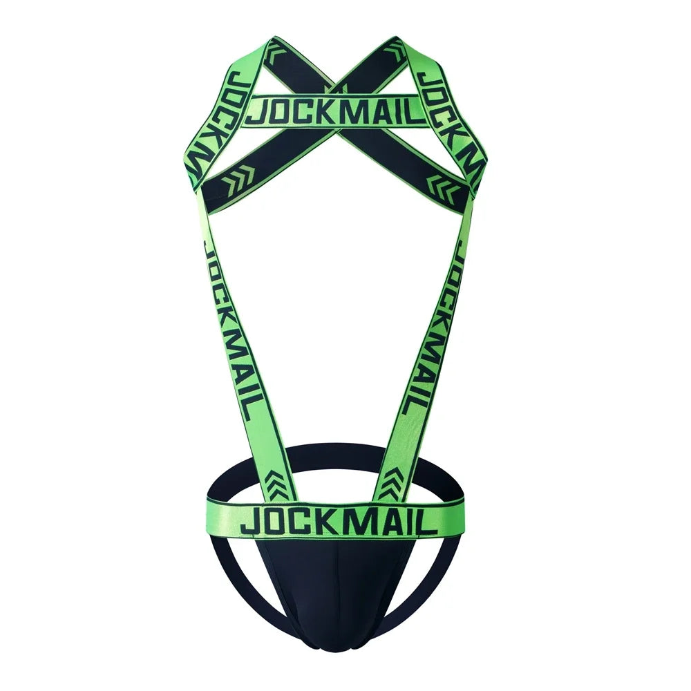 Man Harness Set Sexy Underwear Men Gay Men's Thongs Bodysuit Jockstrap Sissy Tanga Hombre Slip Cuecas Masculinas Sexy Lingerie