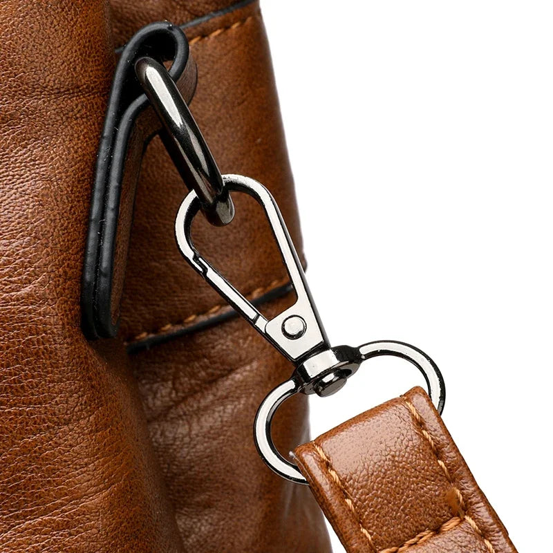 Elegant Handbag for Women High Quality Leather Top-Handle Bags Purse Ladies Shoulder Crossbody Bag Large Casual Tote 2025 Hot