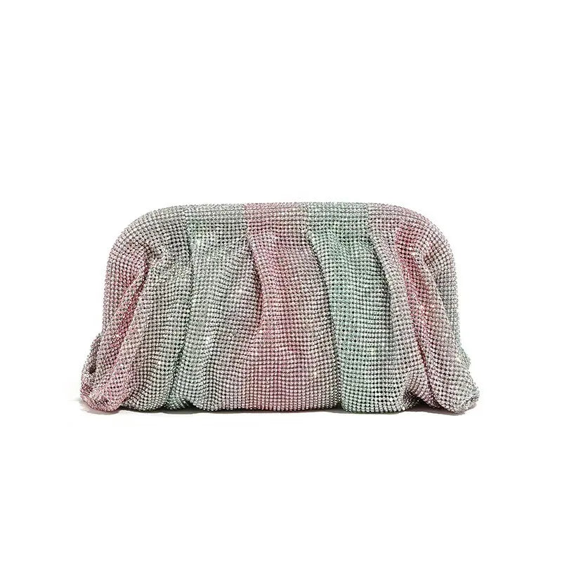 Glamorous Rhinestone Pearl Evening Bag for Women | Elegant Stage Performance Clutch | Sparkly Prom Wedding Party Purse 럭셔리 클러치백
