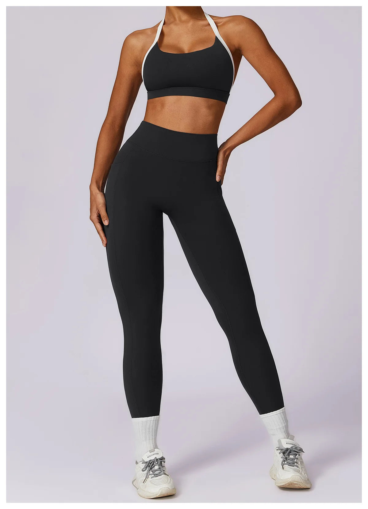 2Pcs Gym Set Women Workout Backless Yoga Suit Women Quick Dry Running Legging Fitness Bra Short-sleeved Shirt Sports Suit Female