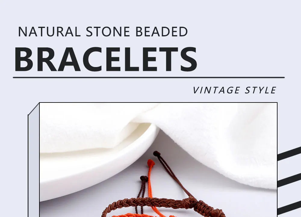 Classic Handmade Braided Bracelets for Women Men Pure Color Waxed Thread Braid Wristband Charm Bracelet Adjustable Jewelry Gifts