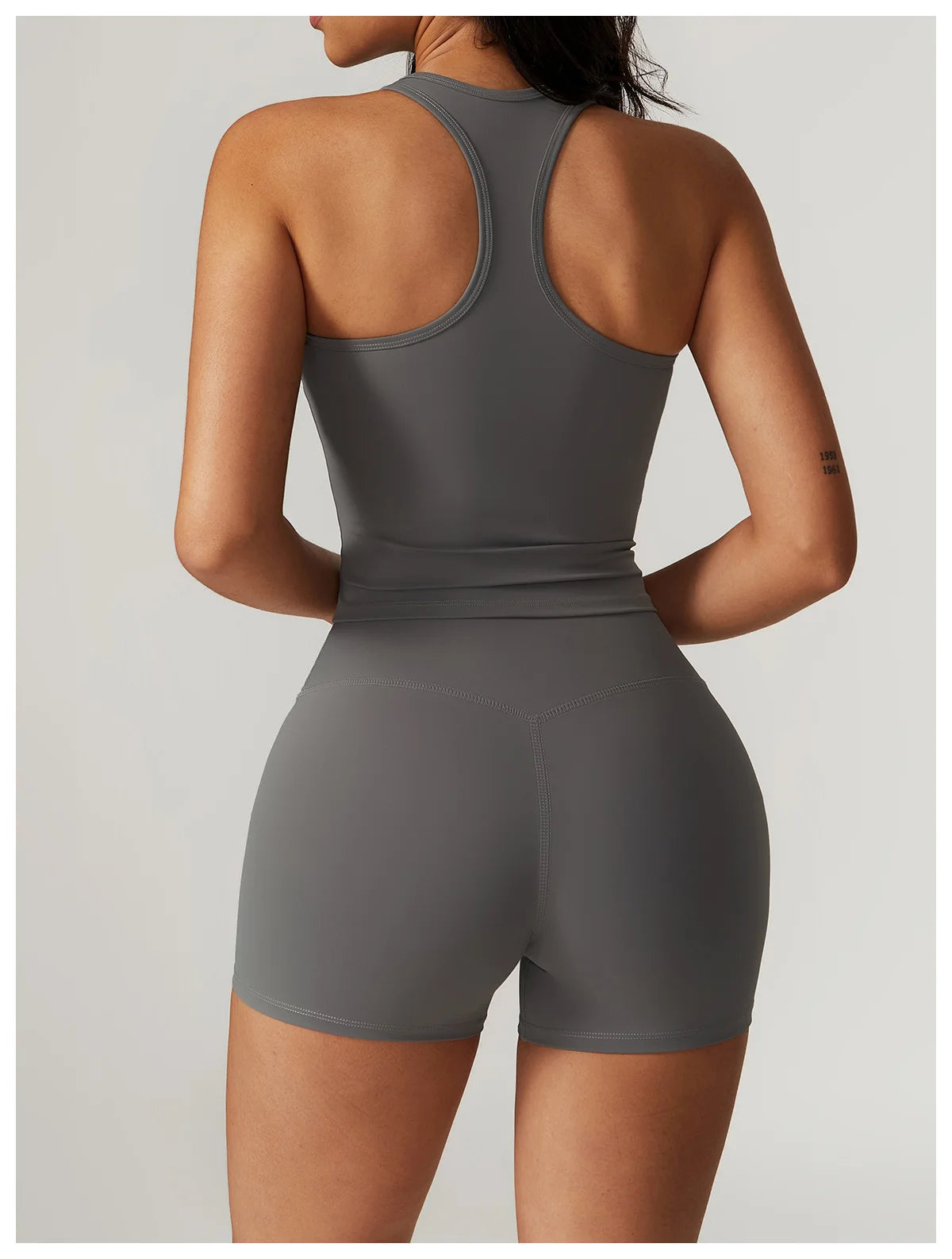 BIANHUI Gym Clothes Woman Brushed Cotton Racerback Sports Vest for Women Tight-Fitting Quick-Dry Casual Fitness Top Yoga Wear