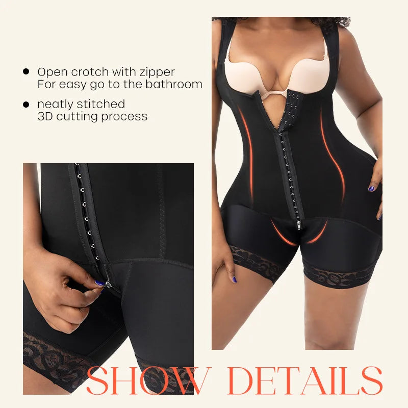AfruliA Fajas Colombian Shapewear - Corset Waist Trainer Bodysuit
