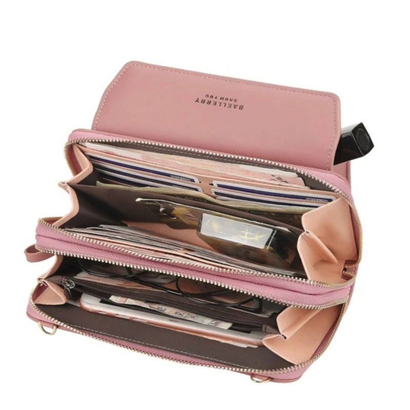 Brand Designer Wallets Women Many Departments Clutch Wallet Female Long Large Card Purse Ladies Handbag