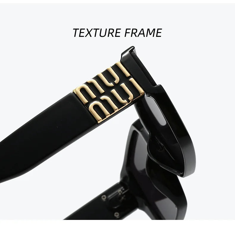 Fashion MM Designer Square Sunglasses - Stylish Luxury Unisex UV400