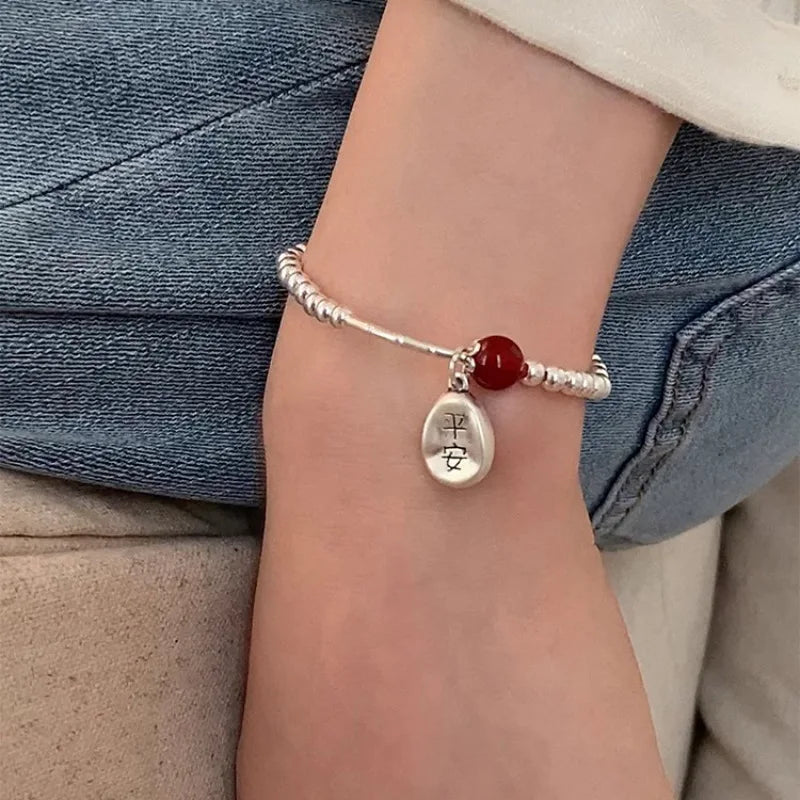 VENTFILLE 925 Sterling Silver Double Layer Pearl Bracelet for Women Girl Design Bead Korean Jewelry Dropshipping