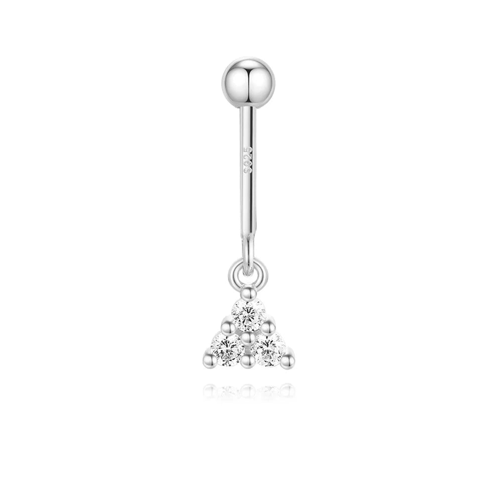 Aide 925 Sterling Silver 1piece Silver Color Thread Labret Upper Stud Earrings Cartilage Tragus Helix Piercing Studs Jewelry